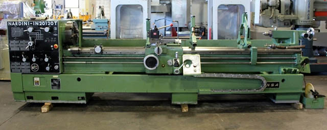 20" x 120" NARDINI ... LATHE 4-3/4" SPINDLE HOLE